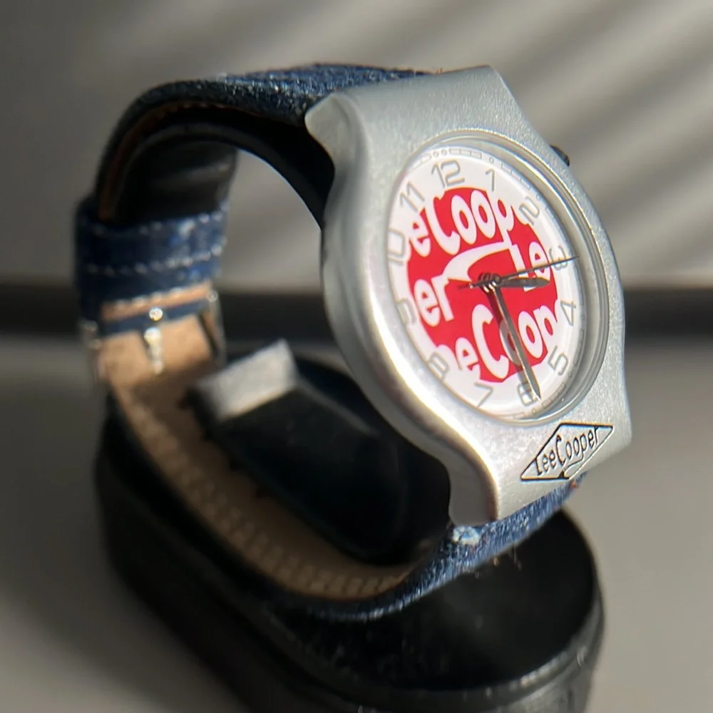 Lee Cooper Original Colour Time Watch - Denim Band